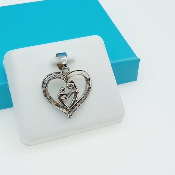 "925 Sterling Silver CZ Beautiful Pendant for Women, 1USPAR4020 - Picture 10 of 10